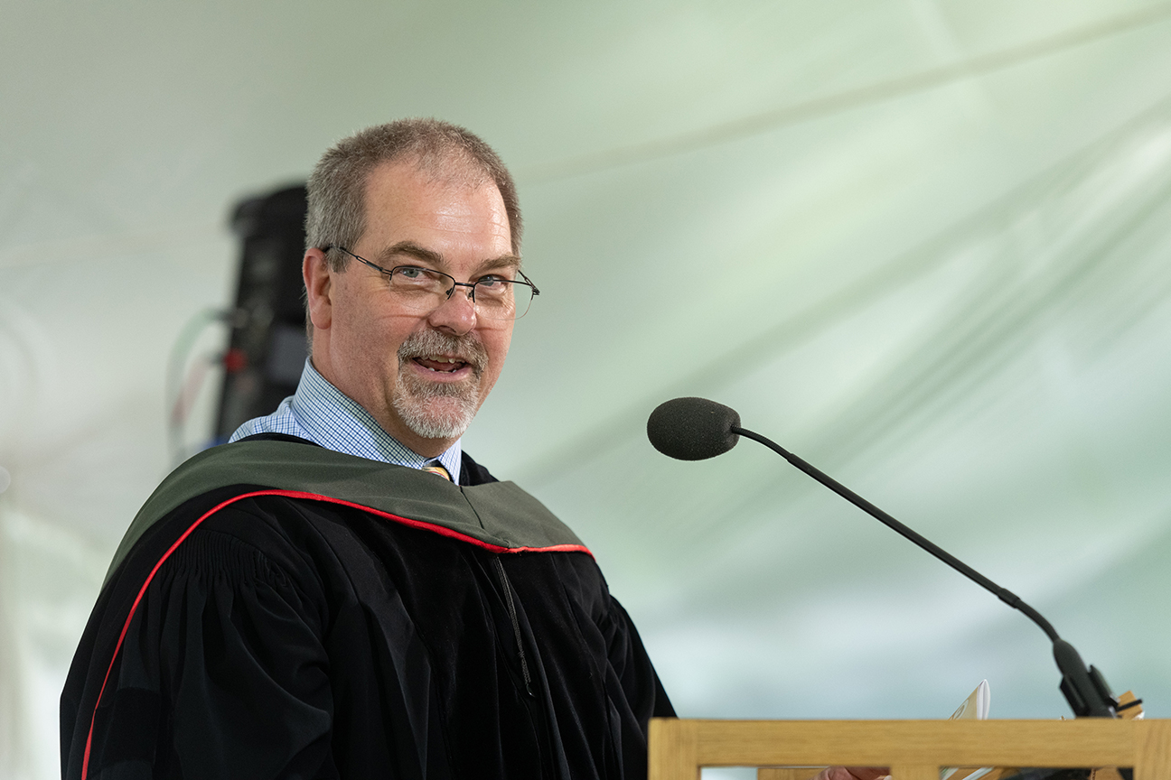 David Grafton at podium