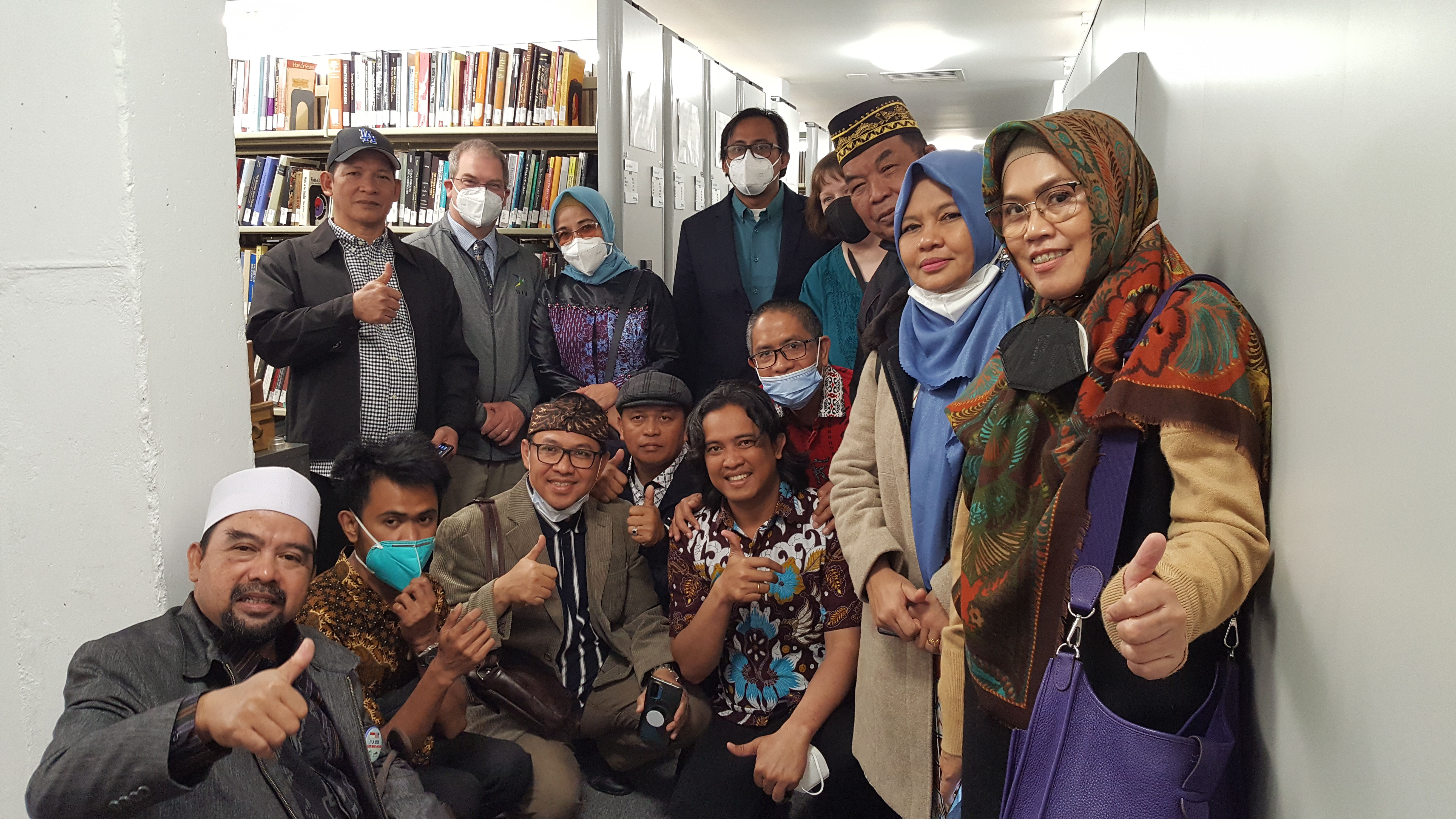 =Indonesian Delegation in the Stacks