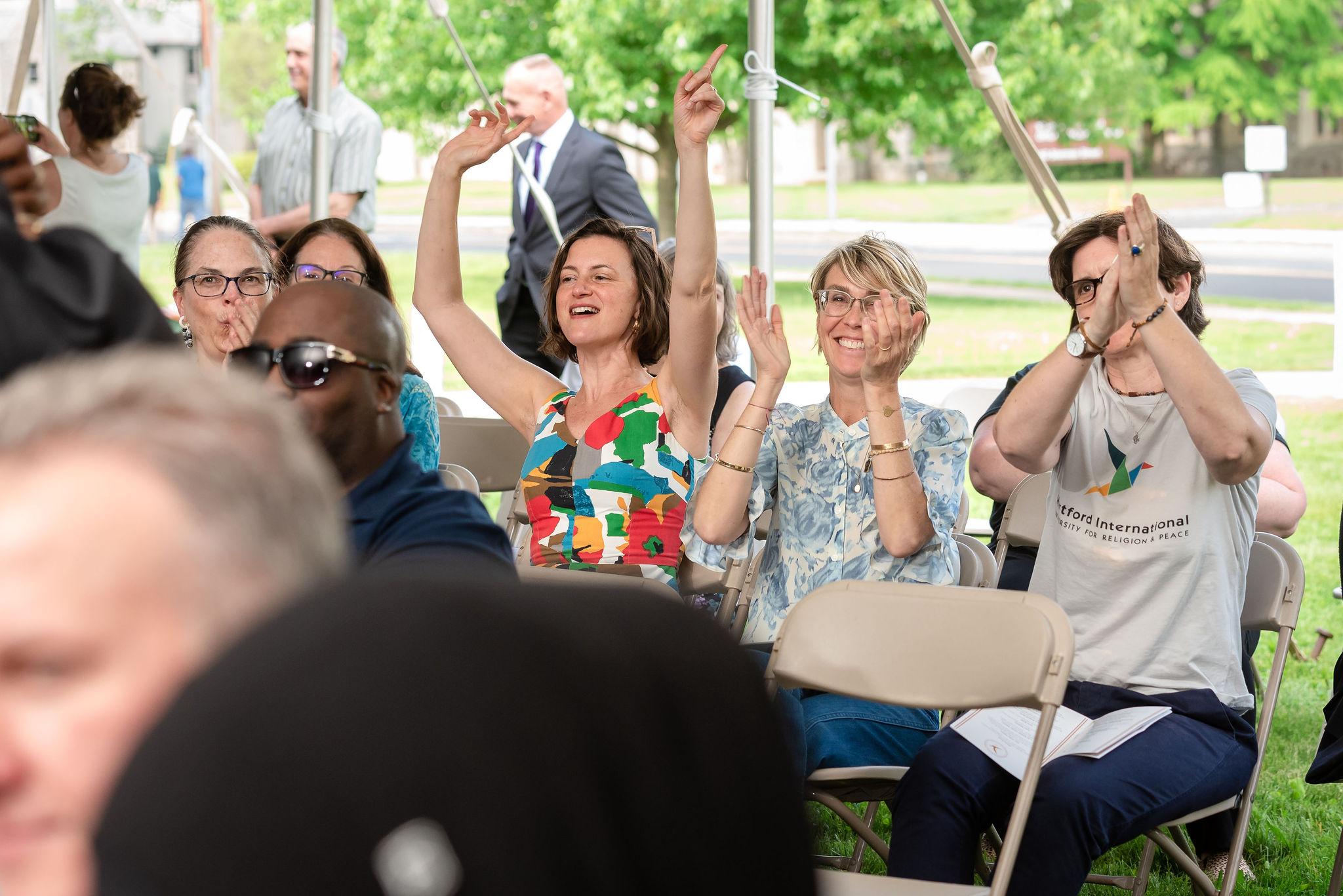 Audience cheering