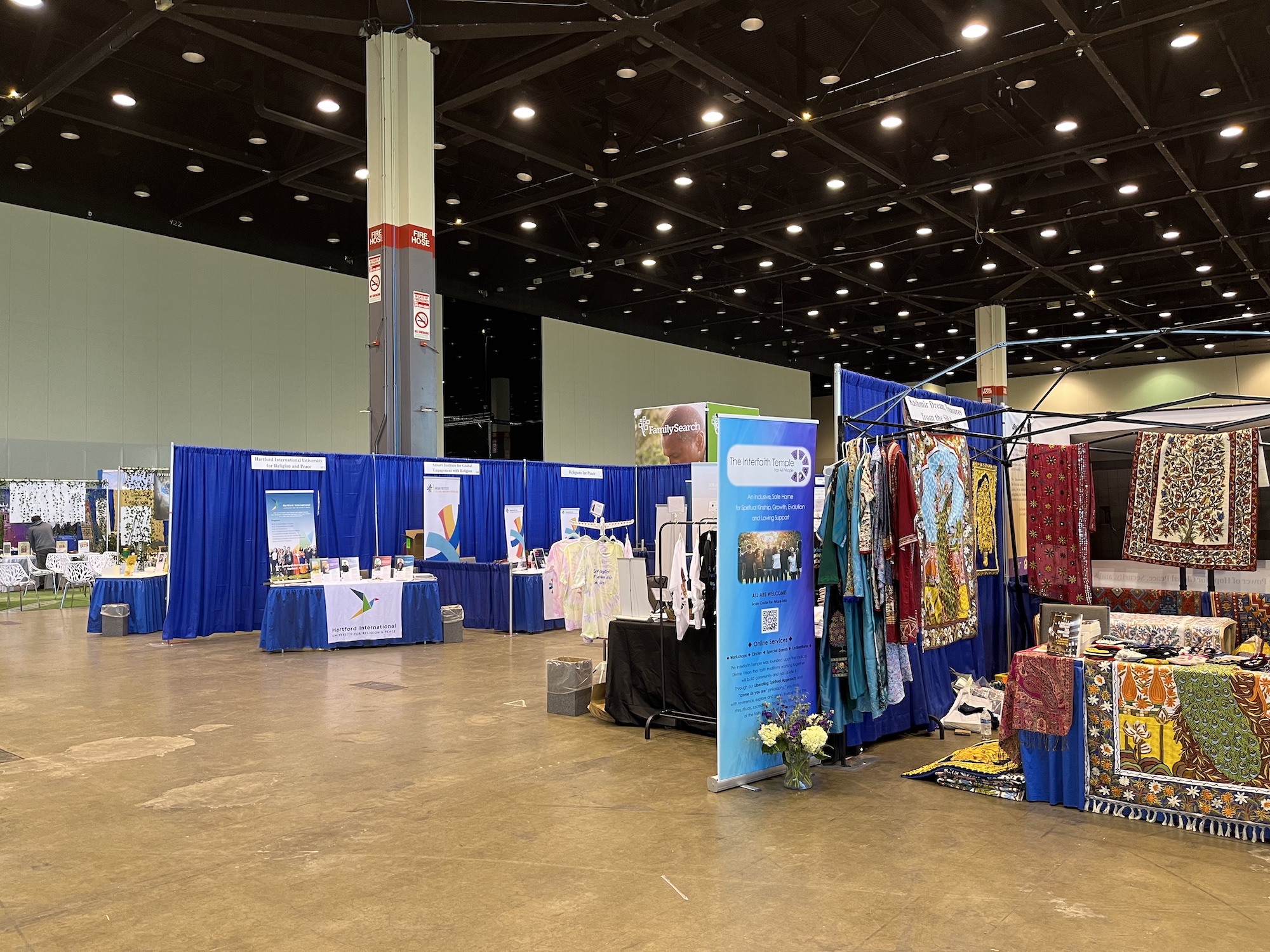Booth in exhibit hall