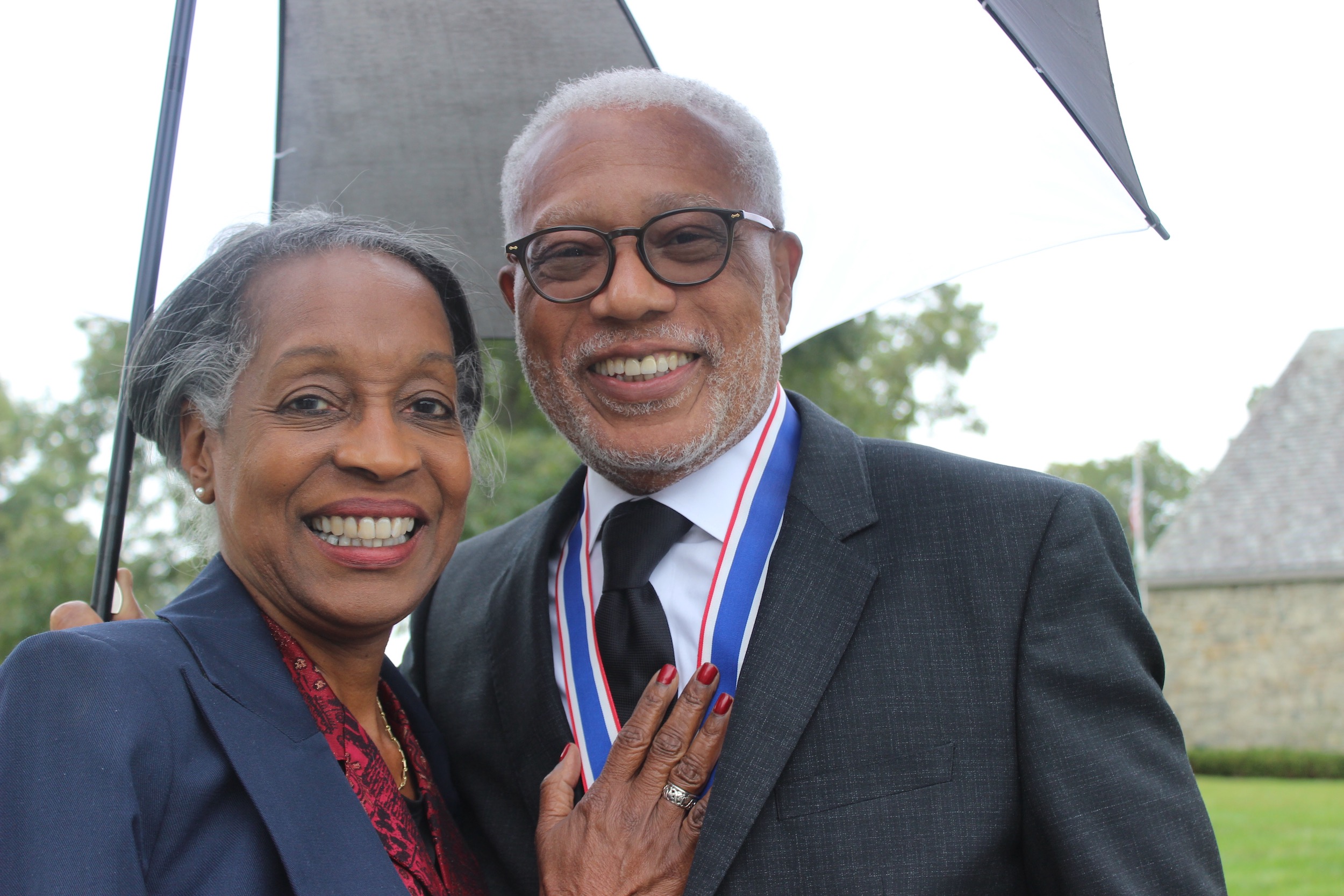 Walter Fluker and his wife Sharon