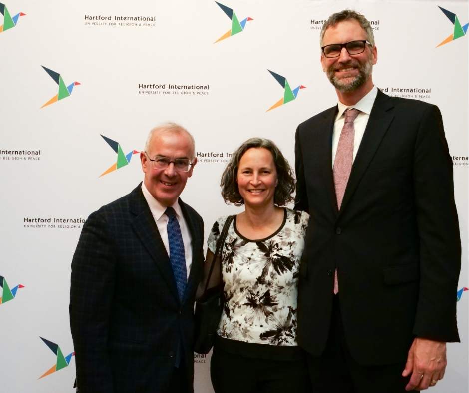 David Brooks with Teresa Lohr and Joel Lohr