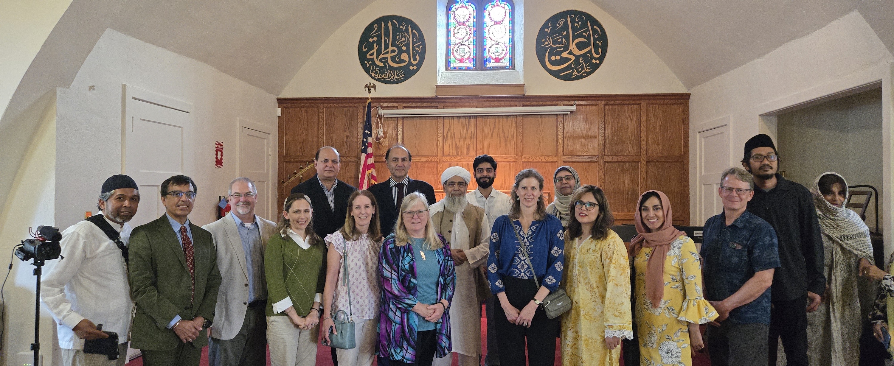 Group photo at Imam Ali Library