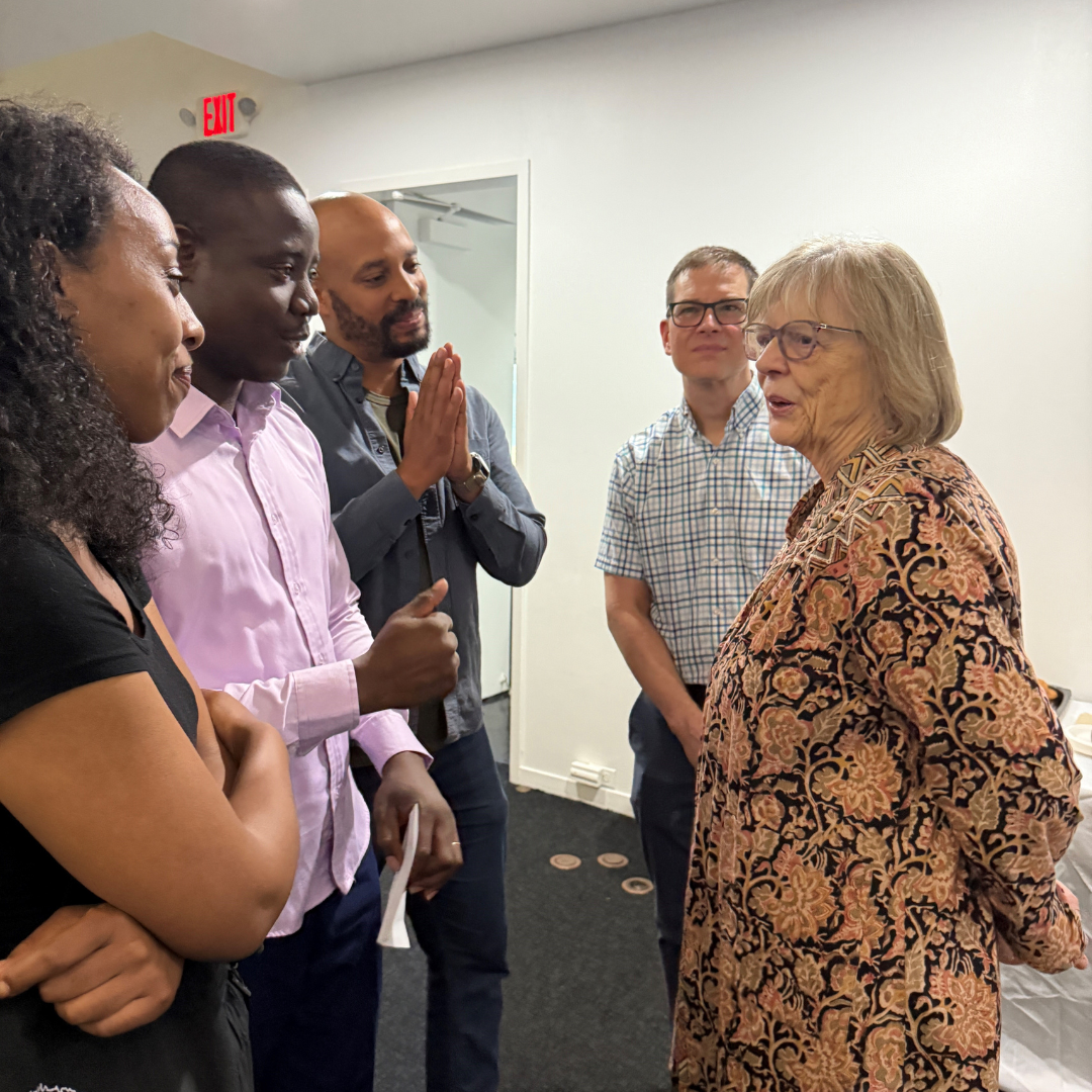 Lucinda and students