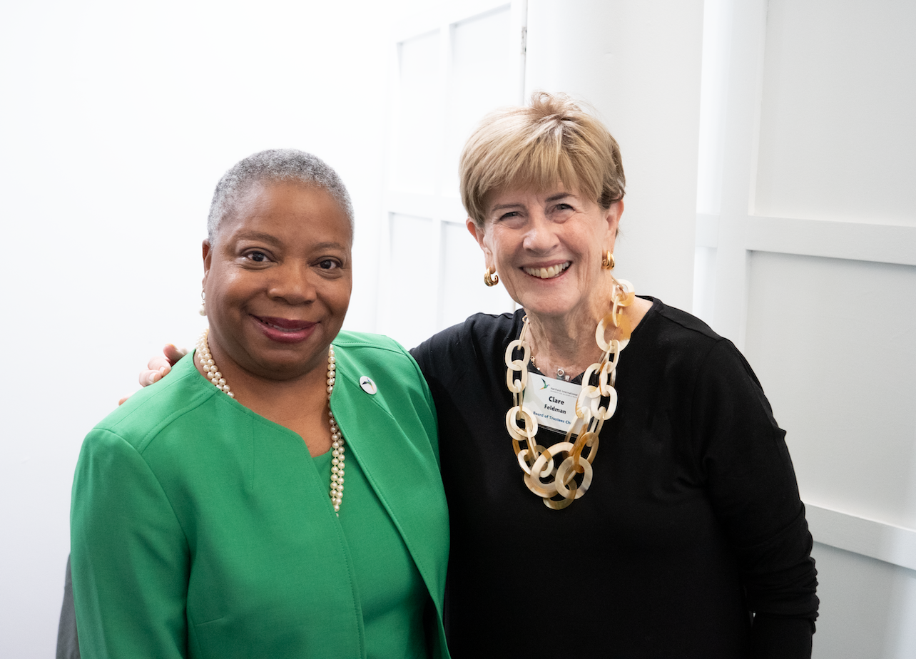 President Sherry Turner and Board Chair Clare Feldman