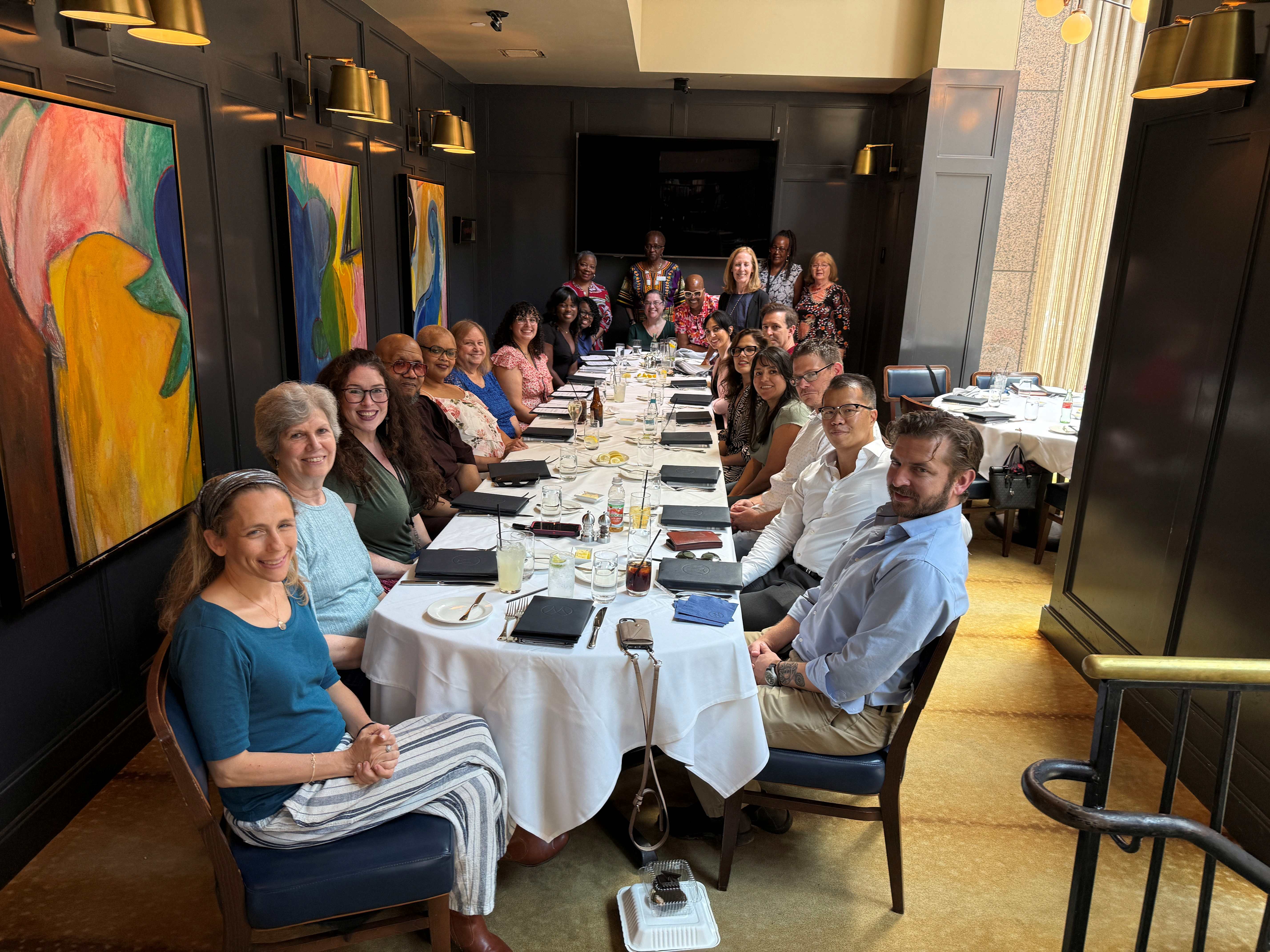 Staff at Luncheon