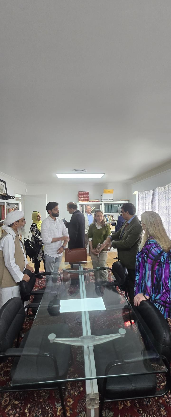 Library and people