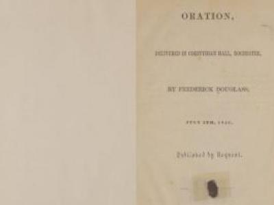 Frederick Douglass Oration