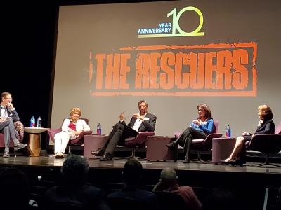 President Lohr at The Rescuers