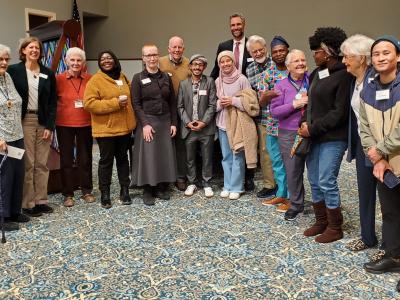 Bang Williams with MAP students