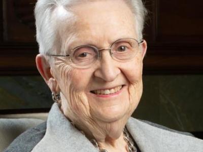 Older woman smiling