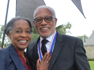 Walter Fluker and his wife Sharon